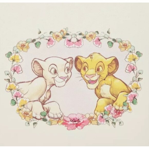 Loungefly Disney The Lion King Young Simba & Nala Heart Mini Backpack - Picture 12 of 15